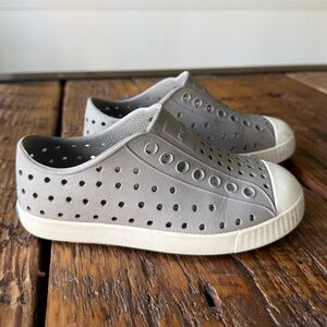 Grey Kids Natives. Size C10.